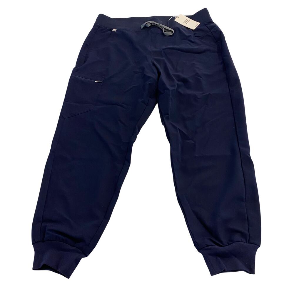 NWT Figs Zamora Jogger Scrub Pants Navy Size Large